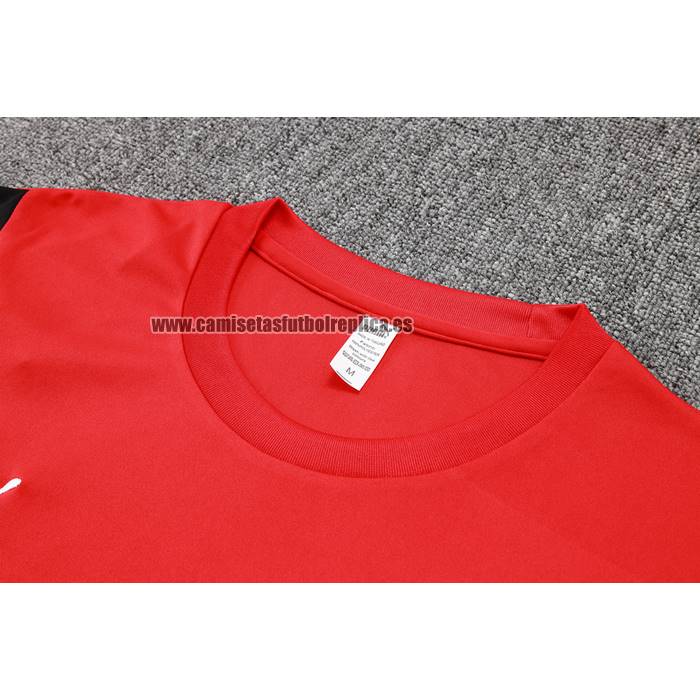 Chandal del AC Milan Manga Corta 2023-24 Rojo